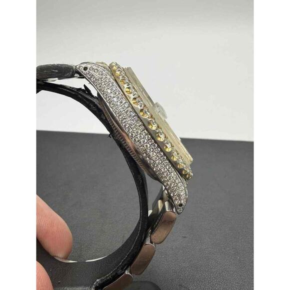 Rolex Datejust 16013 36mm 1982 Diamond Bezel Arabic Diamond Dial SPB-TS 353846 - Picture 6 of 11